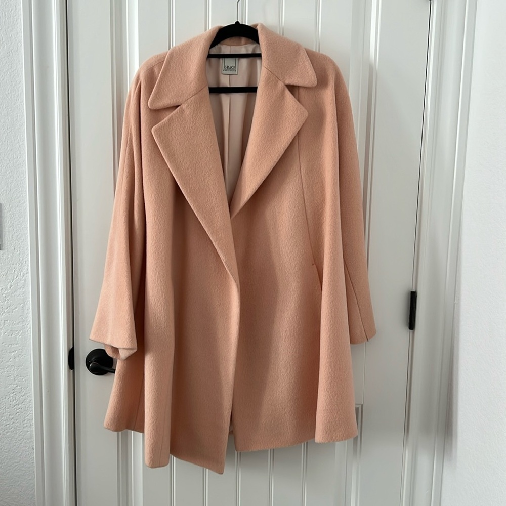 Mohair wool coat